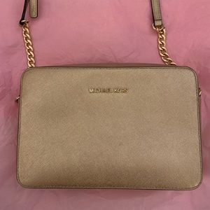 Michael Kors Jet Set Saffiano Leather Crossbody